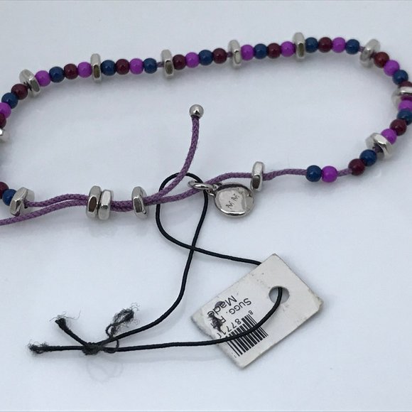 Marc Jacobs Bracelet Silver Plated beads & bolt pu - Picture 12 of 12